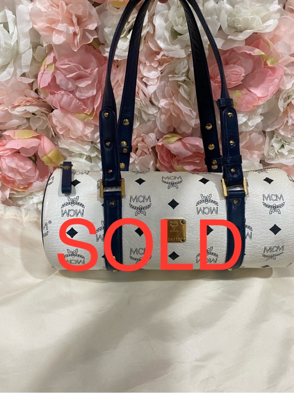 ***SOLD***MCM Mini Papillon Barrel Bag